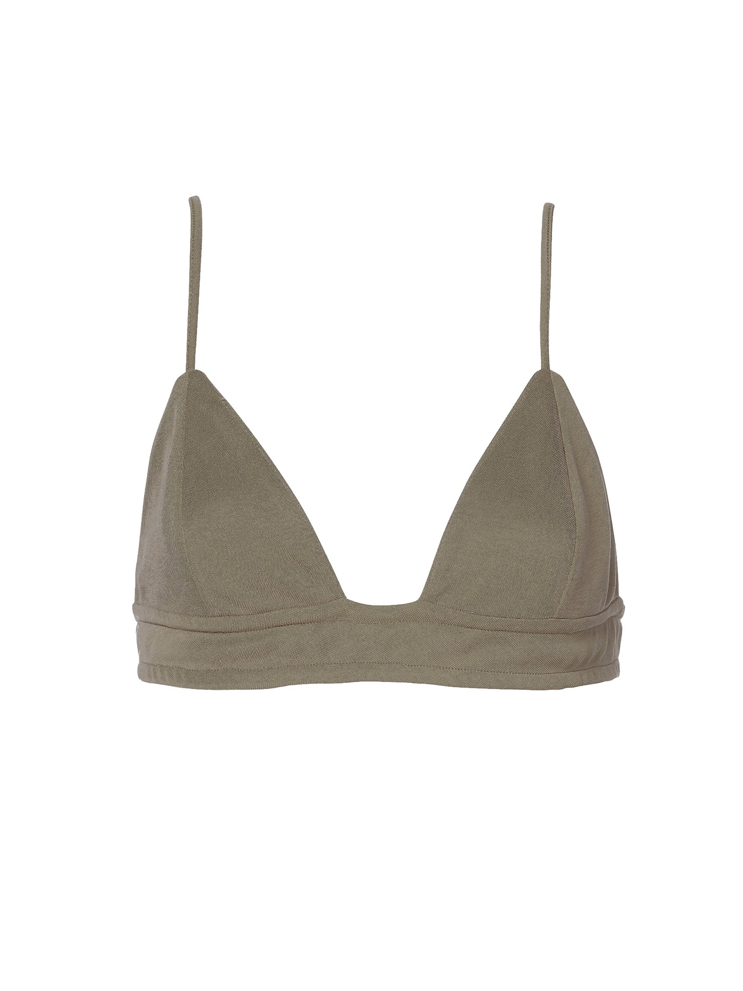 Venice Viscose Bralette Olive