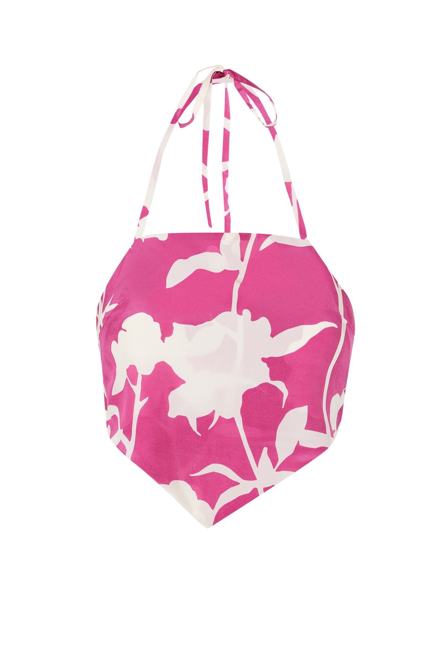 Rose Silk Scarf Top