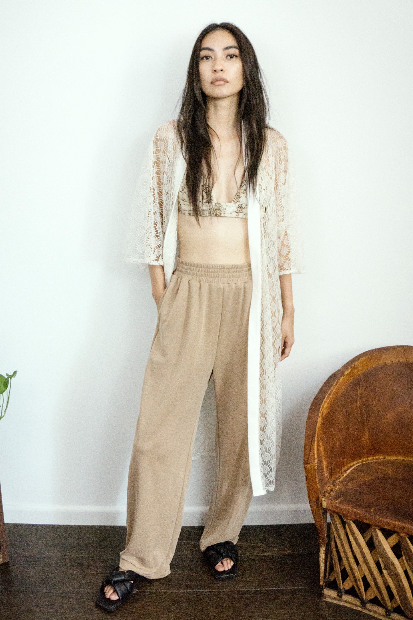 Venice Viscose Pants Sand