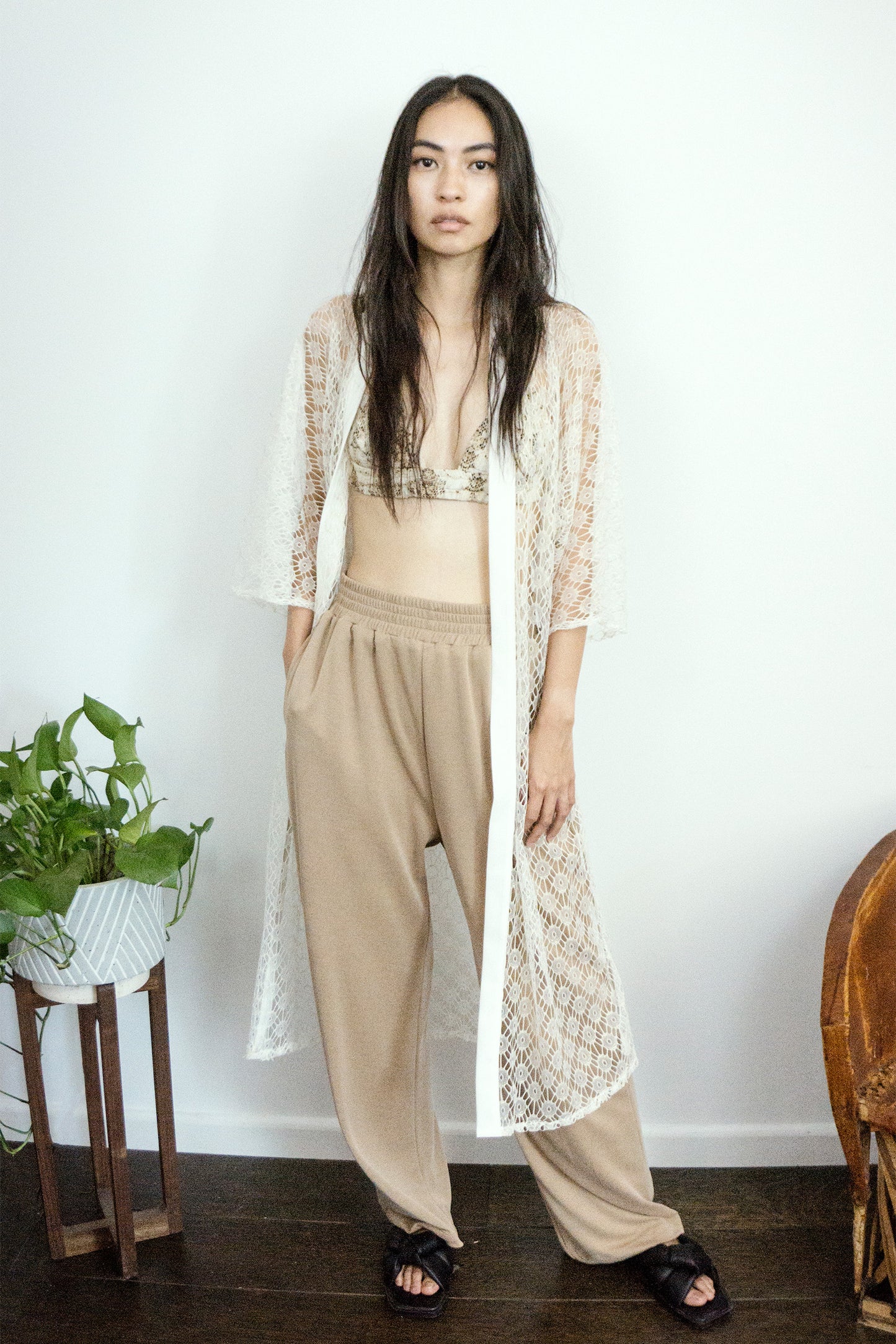 Venice Viscose Pants Sand