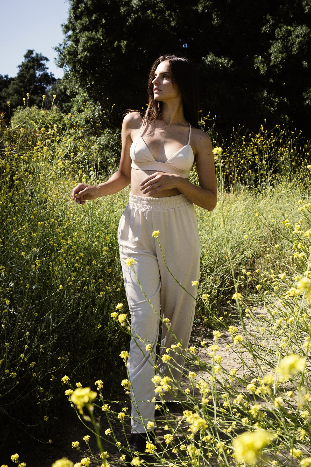Venice Viscose Cream Pants