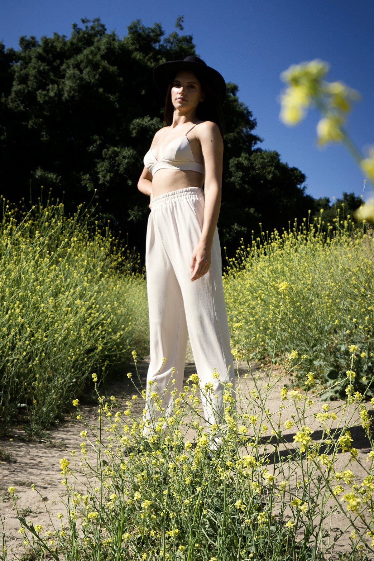 Venice Viscose Cream Pants