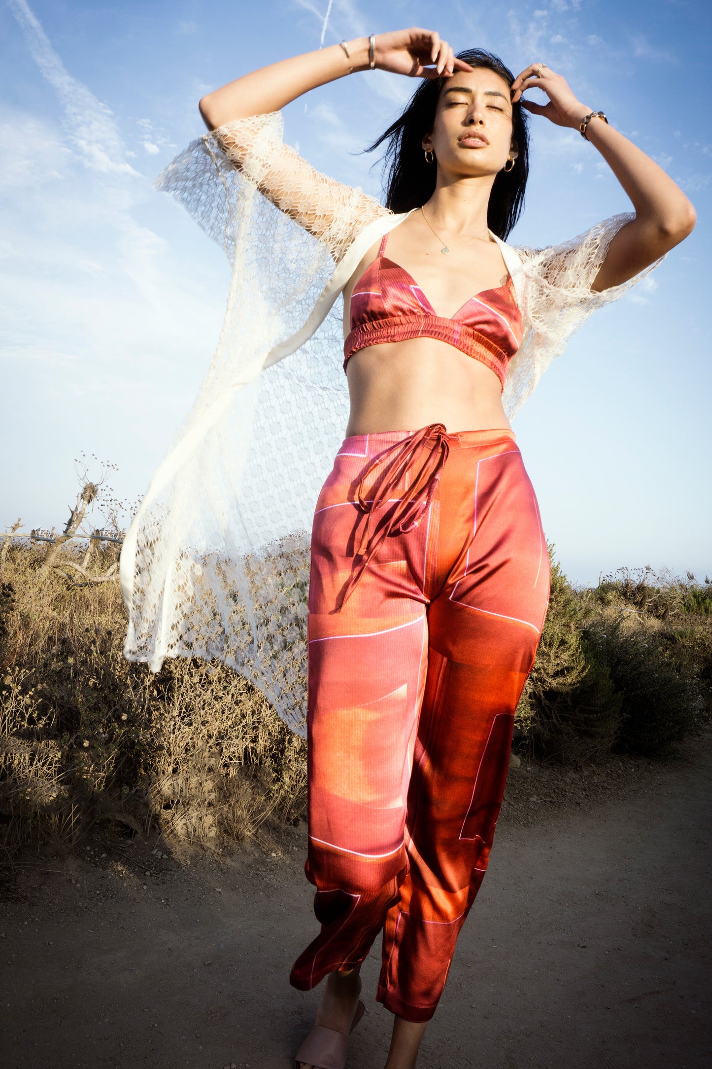 Lace Ivory Belles Kimono