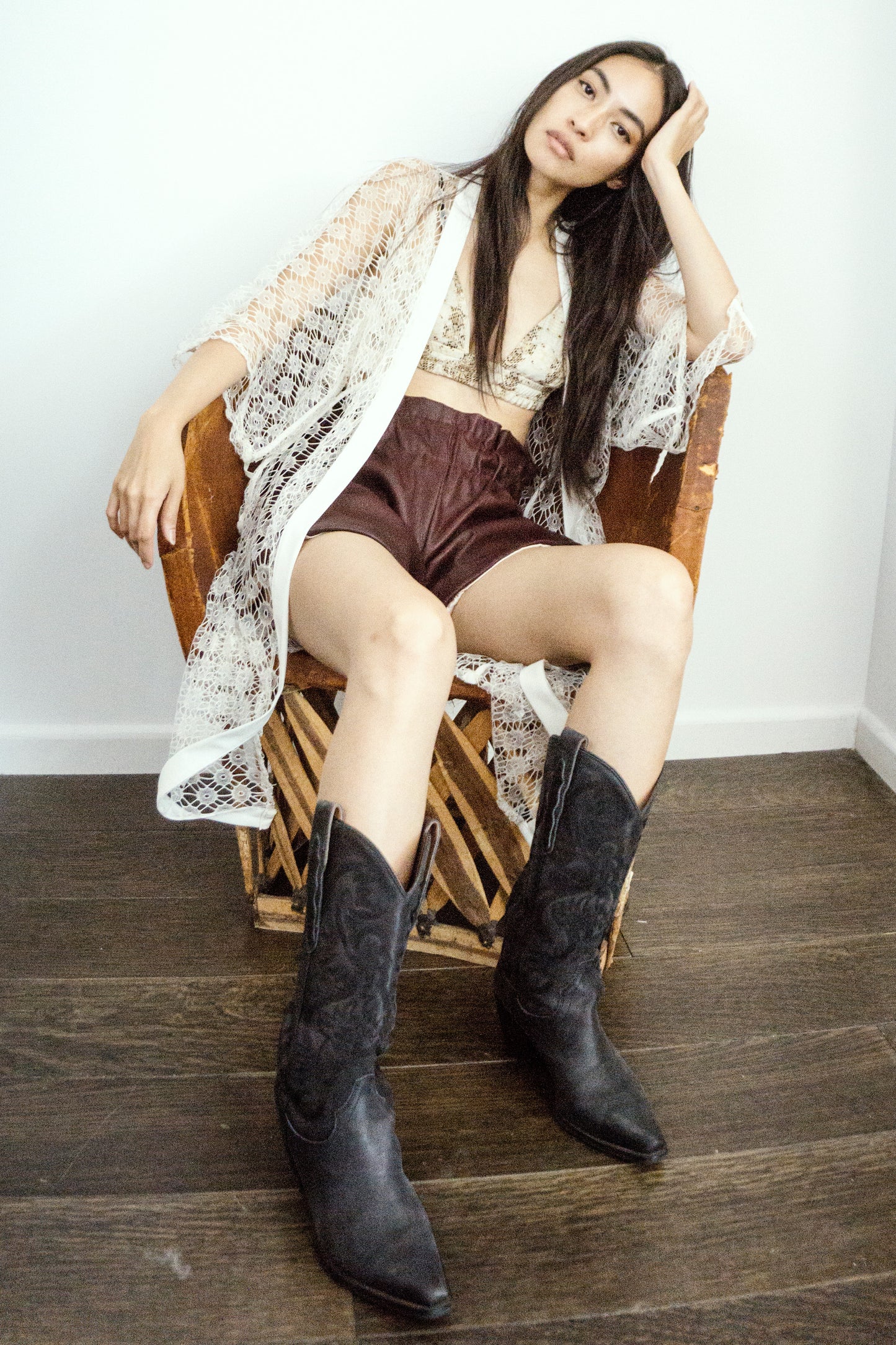 Lace Ivory Belles Kimono