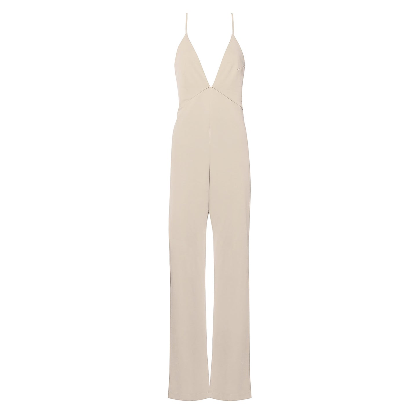 Venice Viscose Cream Jumpsuit