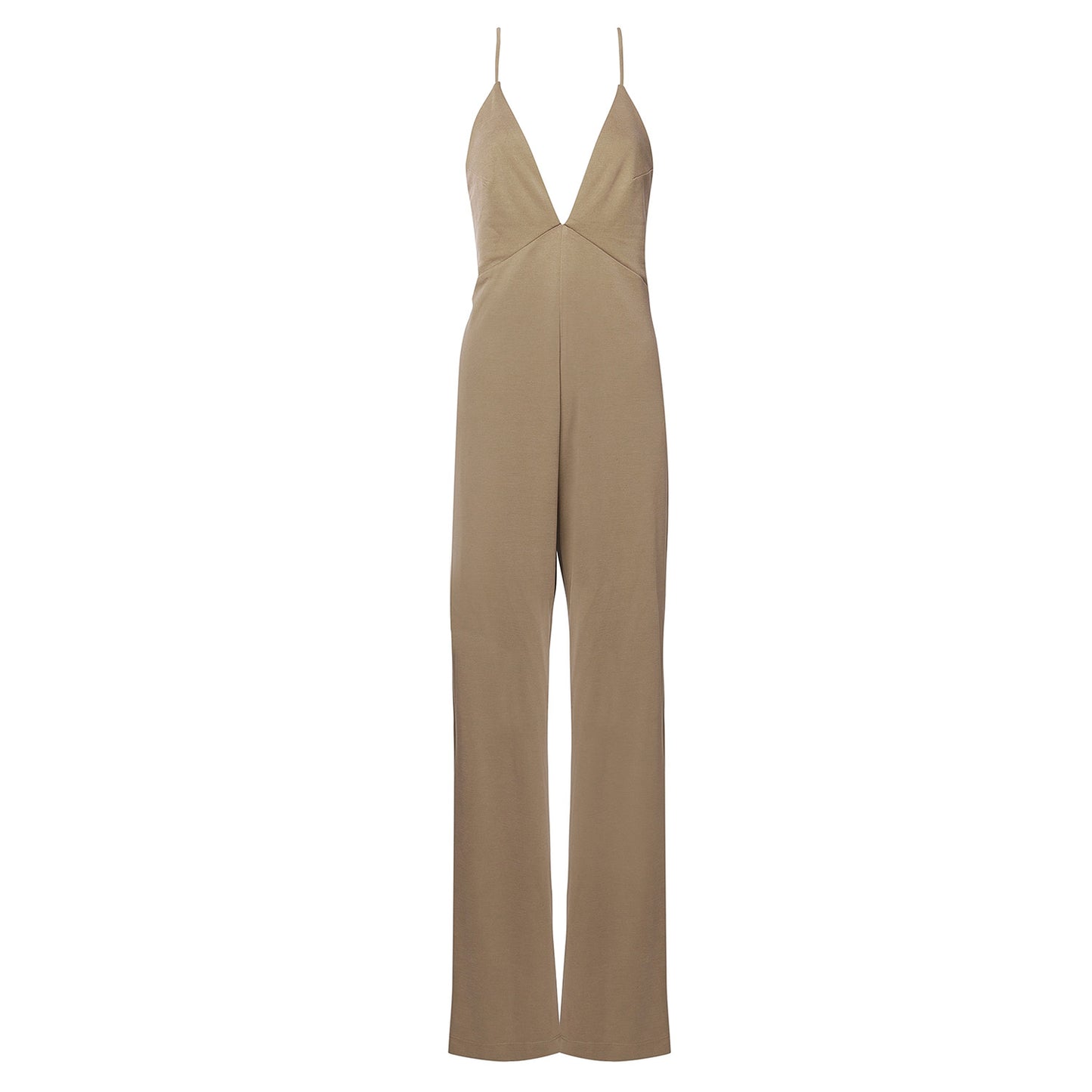 Venice Viscose Sand Jumpsuit