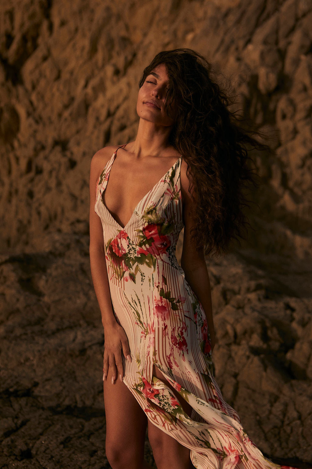 Maui Goddess Silk Gown
