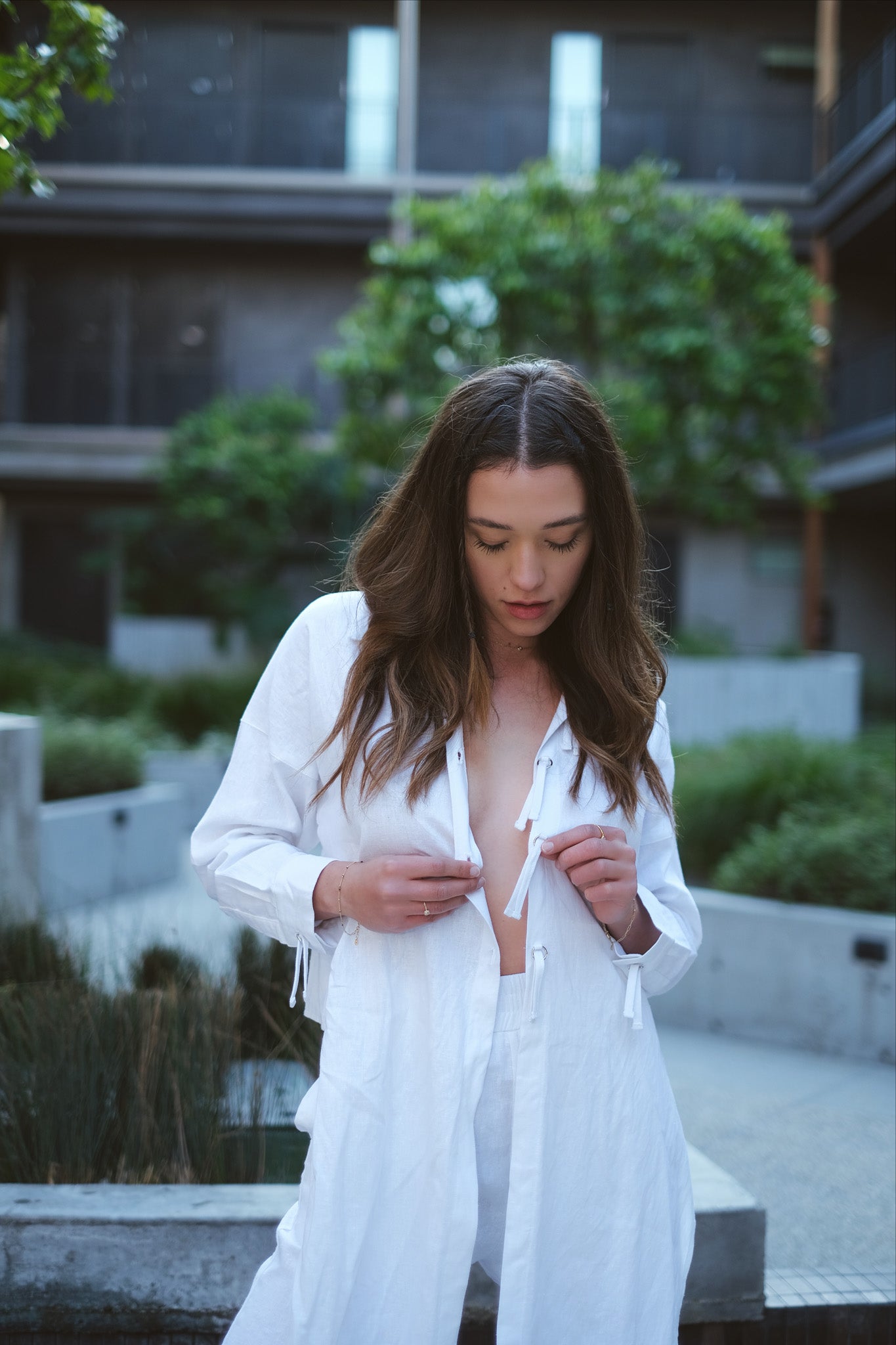 Tulum White Linen Tunic