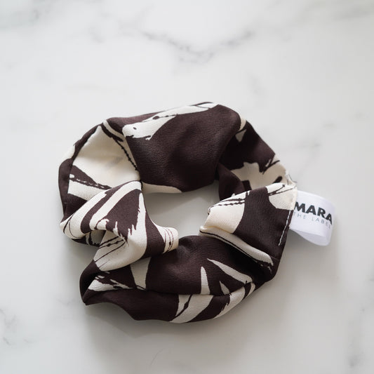Hawaii Mocha Silk Scrunchie