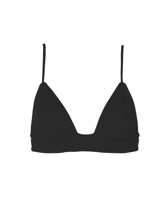 Black Venice Viscose Bralette