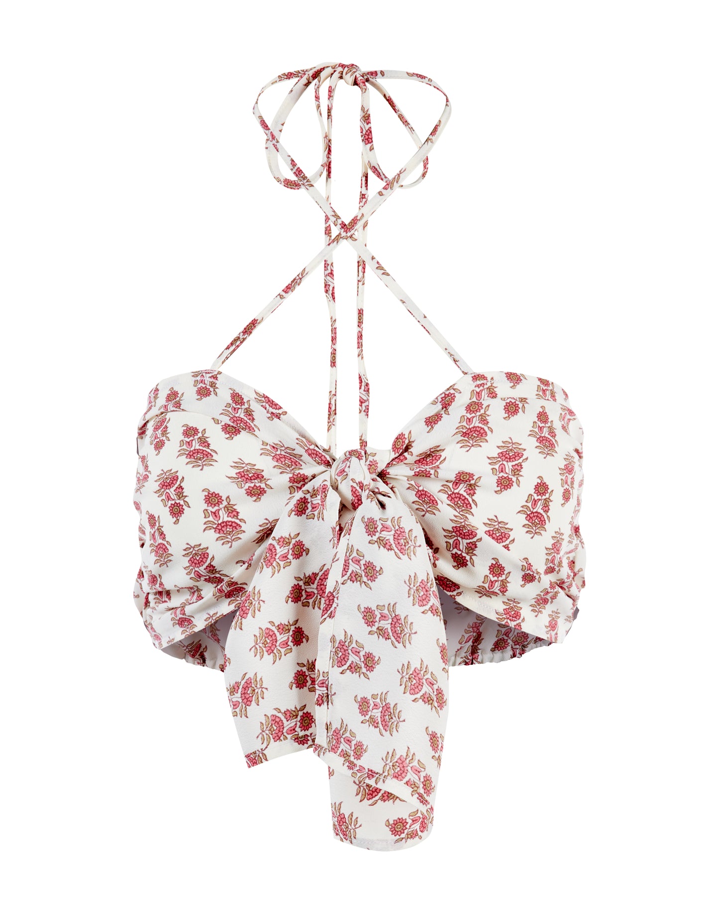 Desert Floral Tie Top